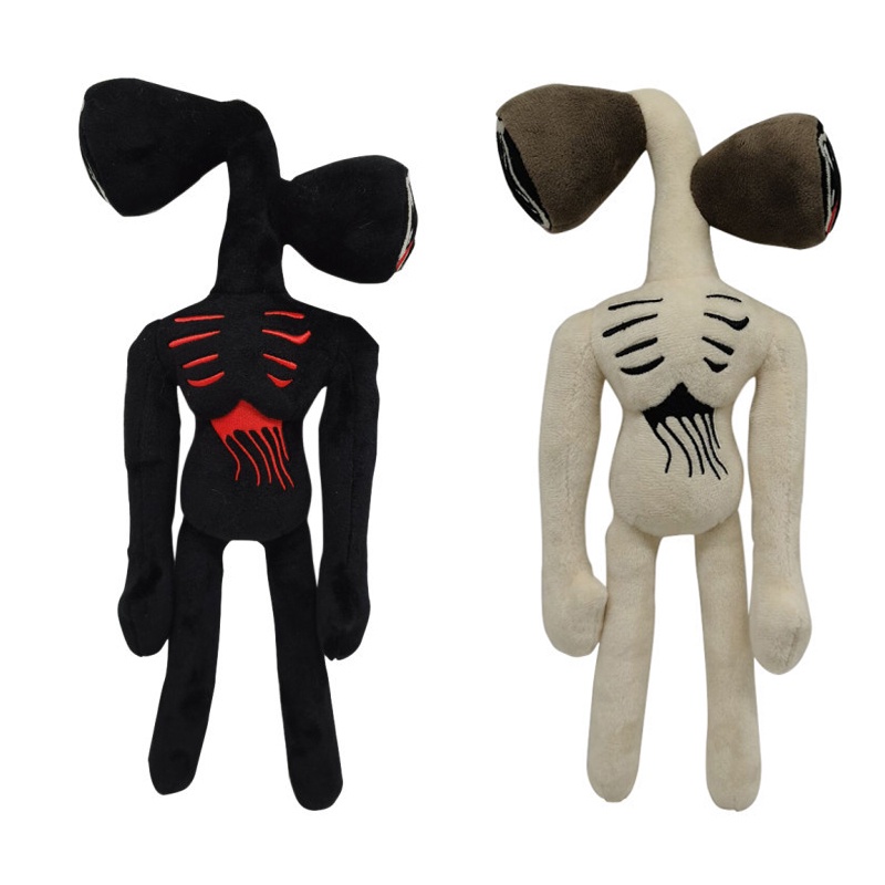 Hot Horror Game Plush Toys 35 cm Siren Head Plush Toy White Black Sirenhead Boneka Horror Karakter Peluches Mainan Hadiah