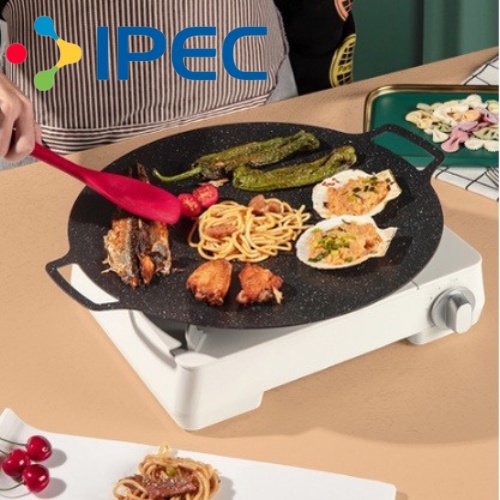 Alat pemanggang / Tempat pemanggang bulat BBQ Piring pemanggang diameter 36CM 4936