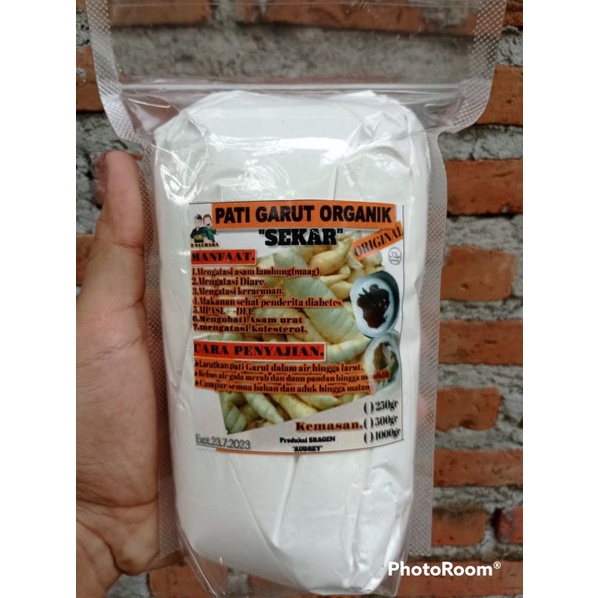 TEPUNG GARUT 1KG/HERBAL  ASAM LAMBUNG KEMASAN STANDING POUCH