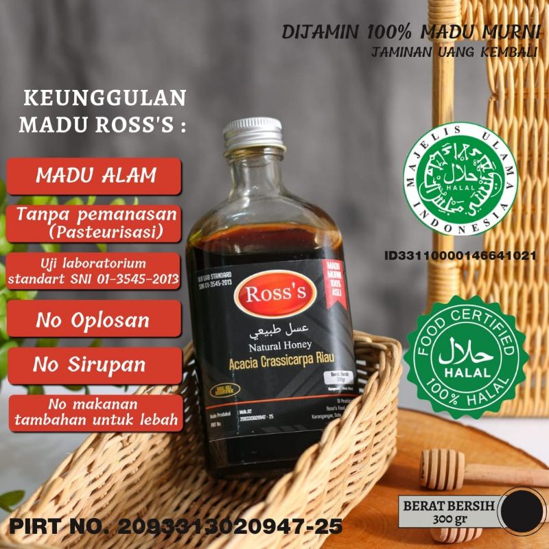 

madu rosss ross akasia carva honey akasia crasiscarpa asli murni murah