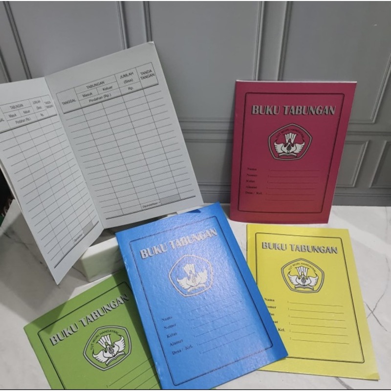 BUKU TABUNGAN SEKOLAH | BUKU TABUNGAN ANAK