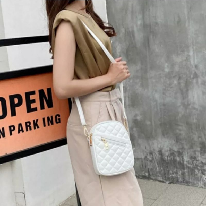 dem_sare / DS1201 JASMINE Sling Bag Tas Selempang Bordir  Tas Selempang Wanita Mini Cute Trendy Kekinian