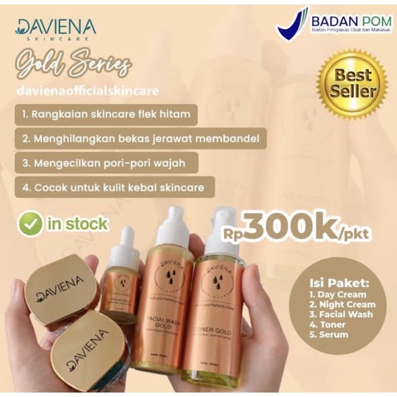 Daviena Skin Care Paket Gold Daviena Skincare Davienaskincareofficial Davina Devina Lampung Jakarta 