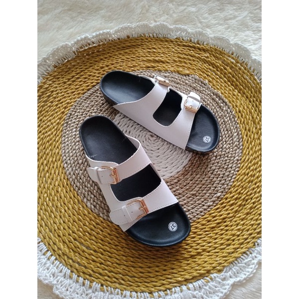 SB~ Sandal birken allea white