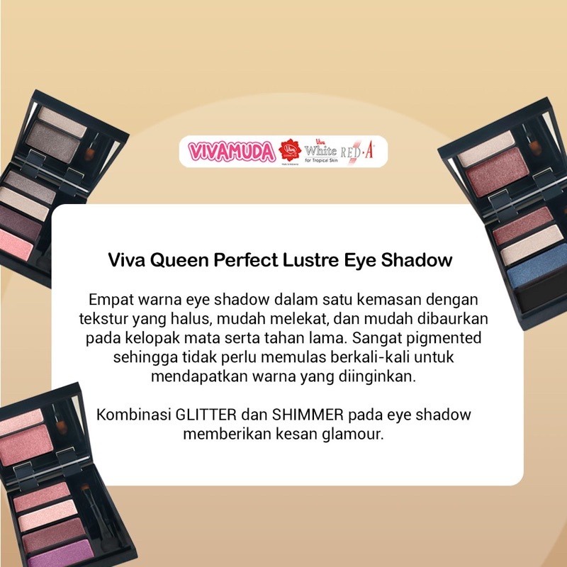 MADAME  VIVA QUEEN PERFECT LUSTRE EYE SHADOW - MAKE UP EYESHADOW VIVA