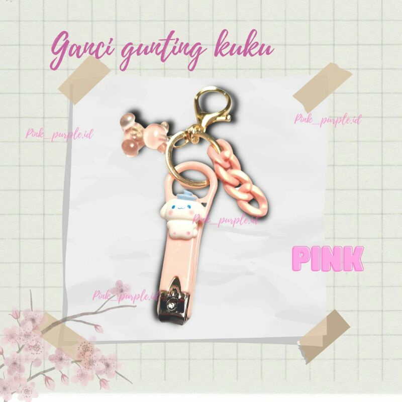 Jual Gunting Kuku Tajam Gantungan Kunci Karakter Cinnamoroll Warna Pastel Shopee Indonesia