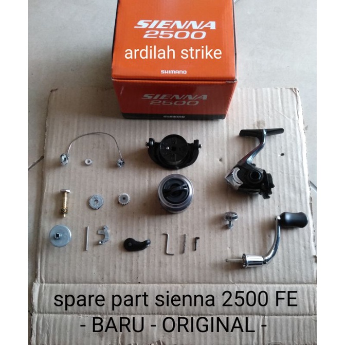 spare part shimano sienna 2500FE - BARU - ORIGINAL