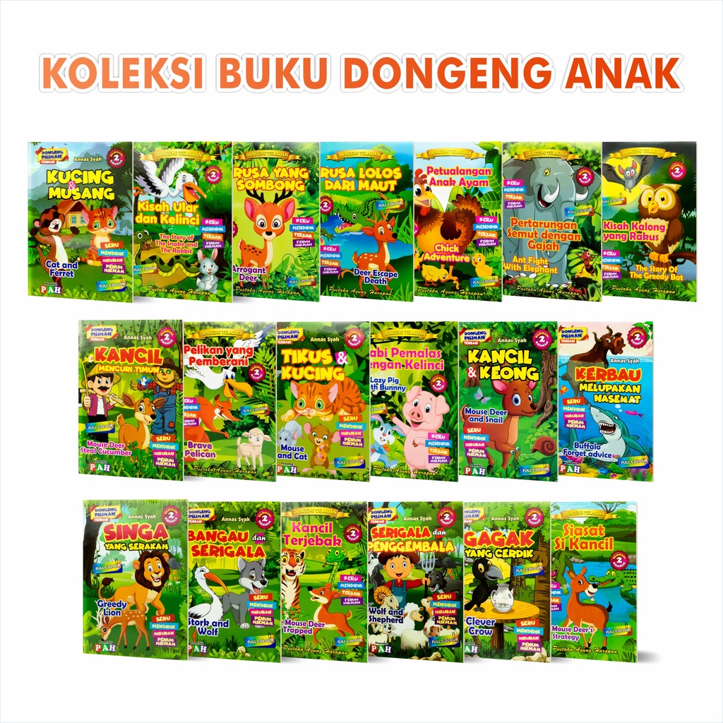 Jual Buku Cerita Anak TK Bergambar Seri Dongeng Pilihan Terbaik ...