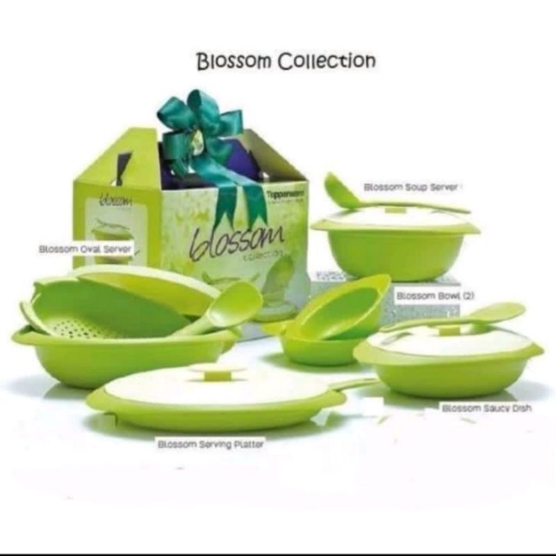 Jual Tupperware Blossom Collection Set Shopee Indonesia 9806