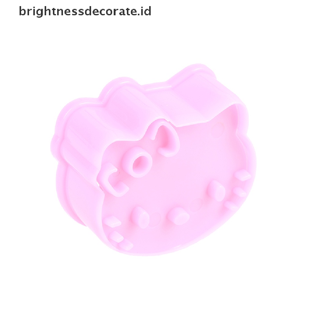 [Birth] Kt Bentuk Kucing DIY Sandwich Mold Cutter Little Kitty Cat Shape Sandwich Mold Bread Cake Mold Maker Alat Dessert Sarapan Dapur Rumah [ID]