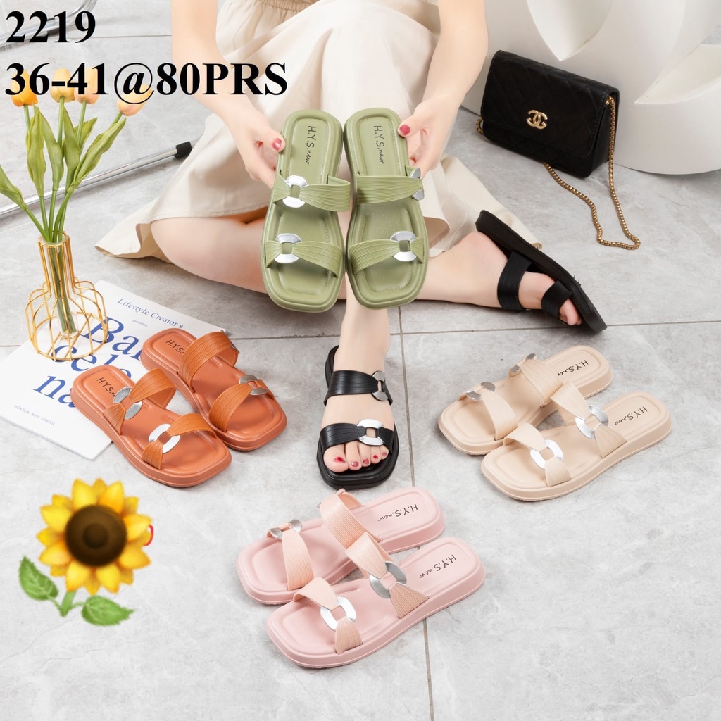 Sandal Karet Jelly Wedges Wanita import Model Terbaru Original Kekinian AGUNG STYLE Balance 2219