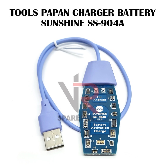 ALAT CAS BATERAI / TEMBAK BATERAI TANAM SUNSHINE SS-904A ANDROID