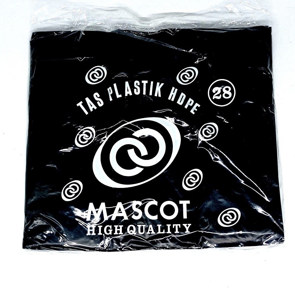 Kantong Plastik Mascot uk 15/24/28 - Kreseek Hitam Mascot