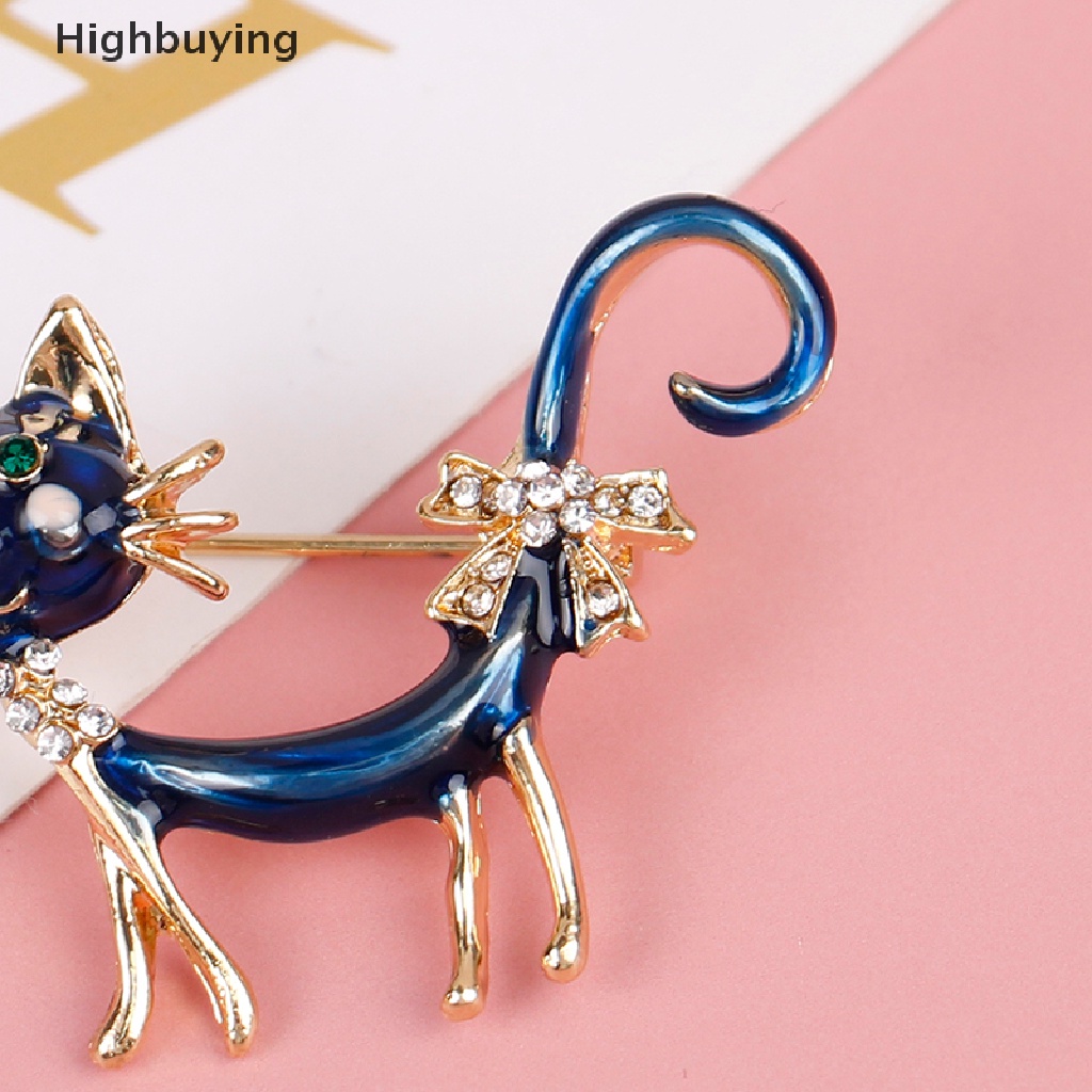 Hbid Kepribadian Kucing Biru Bros Gadis Wanita Kantor Kasual Bros Pin Hadiah Glory