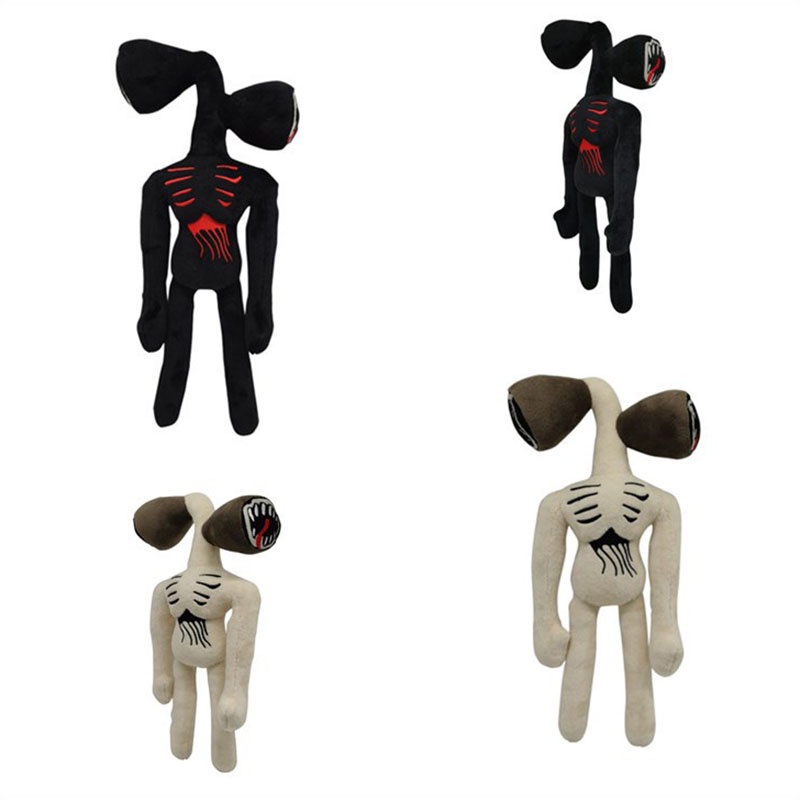 Hot Horror Game Plush Toys 35 cm Siren Head Plush Toy White Black Sirenhead Boneka Horror Karakter Peluches Mainan Hadiah