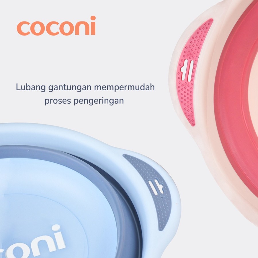 Coconi Foldable Baby Wash Basin / Baskom Ember Lipat Multifungsi