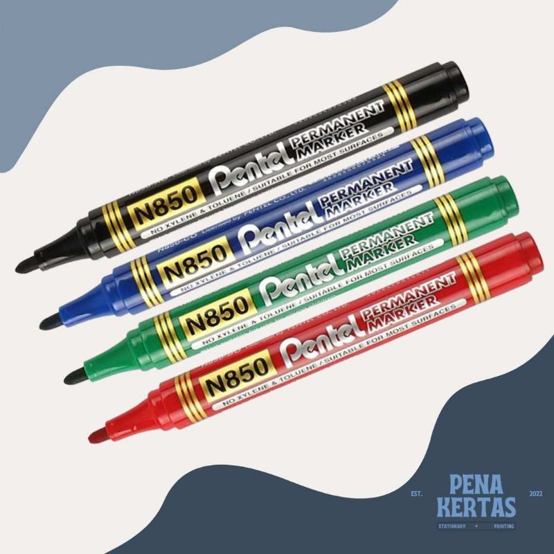 

Spidol / Marker Permanent / Tidak Dapat Hapus / Luntur PENTEL