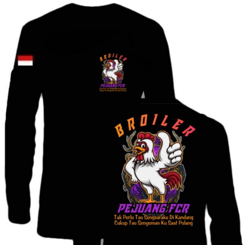 KAOS PEJUANG FCR BROILER BAHAN ADEM