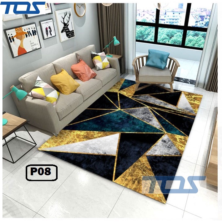 karpet persegi modern 100x140cm/permadani lantai premium anti slip/tikar lantai minimalis nordicruang tamu/kantor/kamar/living room/motif harimau/bohemiam/carpet elegant eropa/karpet elegant klasik gambar abstrak cantik/alas lantai