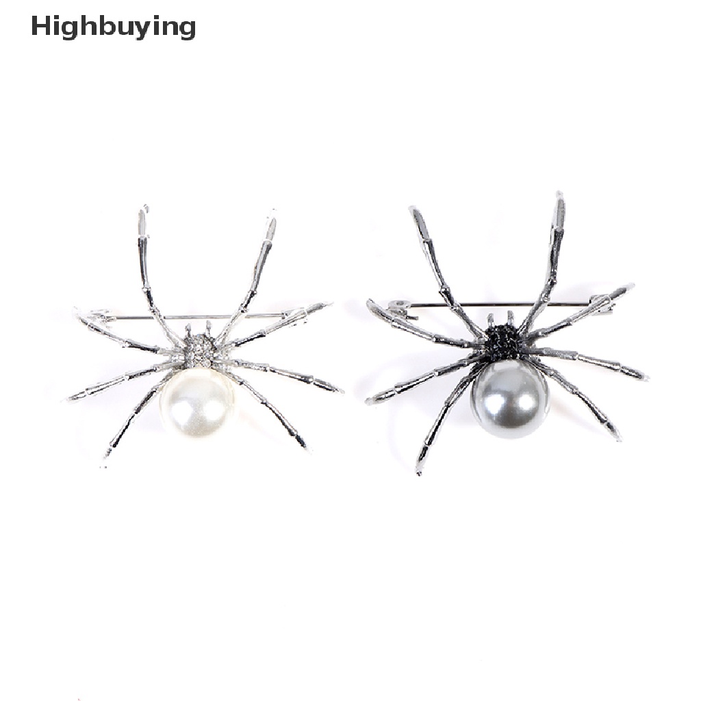 Hbid 1PC Spider Mutiara Bros Korsase Perempuan Hadiah Aksesoris Pria Fashion Perhiasan Glory