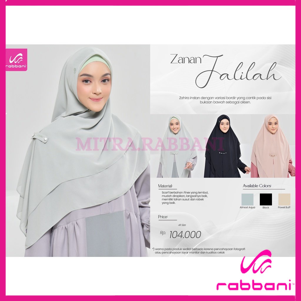 DISKON RABBANI - Zanan Jalilah Mitra Rabbani