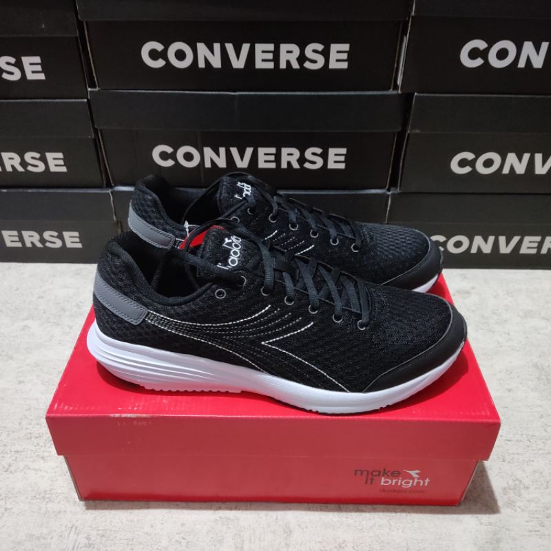 Diadora Running FLAMINGO 7 Men's - Black/Steel Grey/White