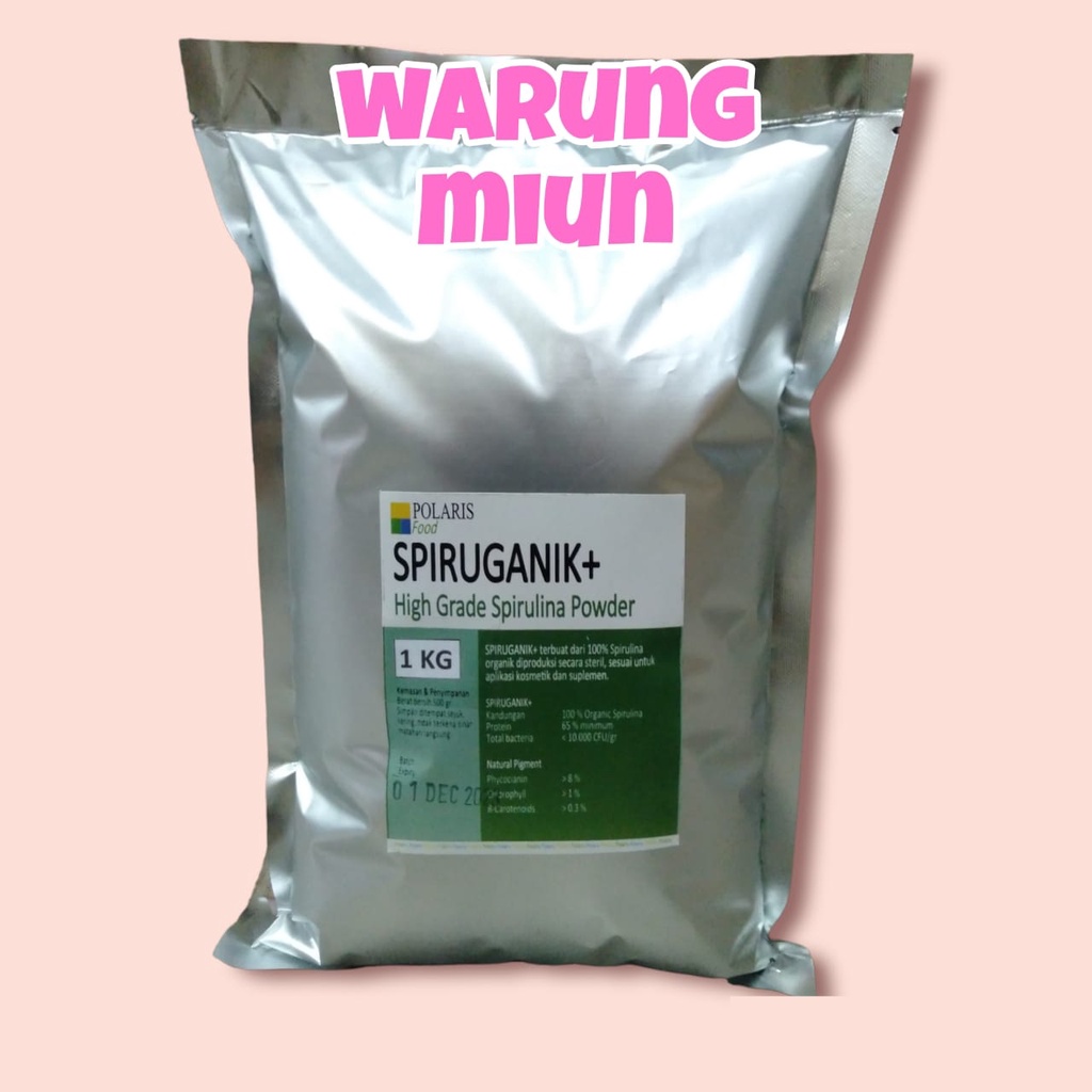 Spiruganik Spirulina Powder 1 Kg Spiruganik+