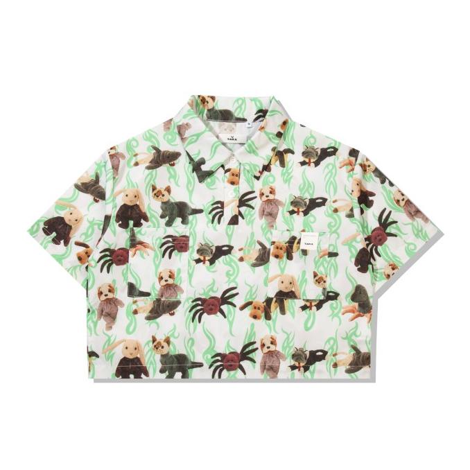 TAKA X BURU STUDIO - Court Printed Shirt Tribal