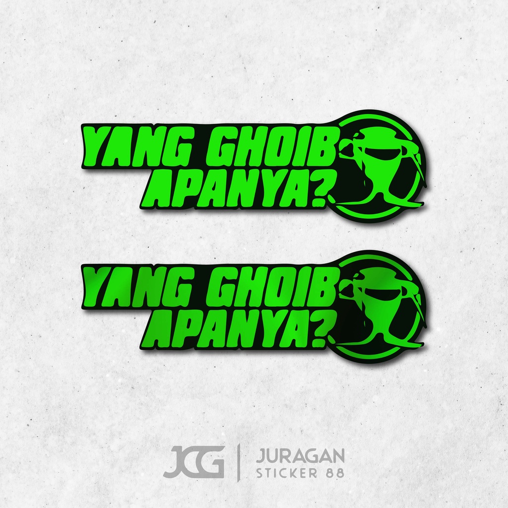 sticker printing yang ghoib apa nya