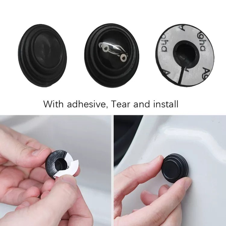 T&amp;Y Pelindung Pintu Mobil Silicon Shock Absorber Gasket Bantalan Peredam Pelindung Penjaga Benturan Kedap Suara Banting Bantingan Pintu Bagasi Kap Mobil Car Door