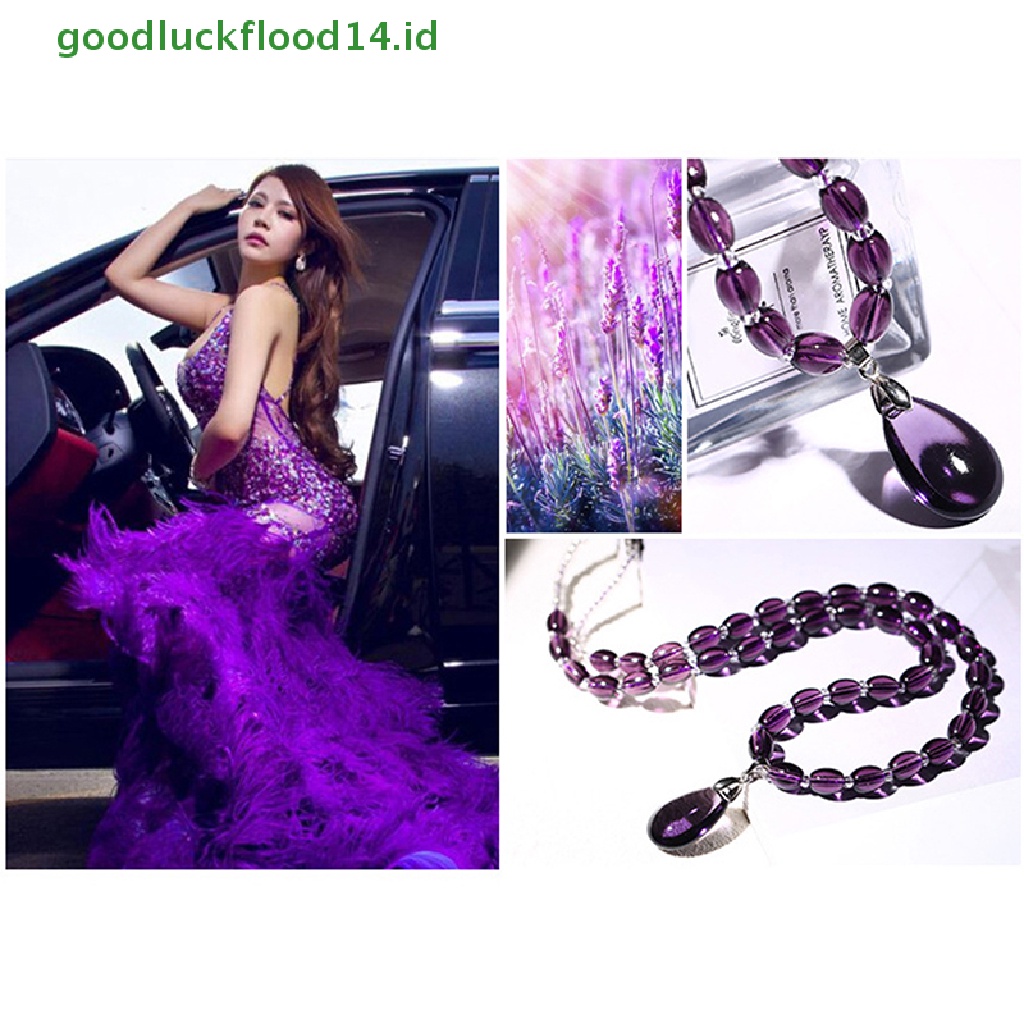 [GOOGFOUR] Kalung Amethyst Gelang Kristal Kerajinan Crystal Decorativas Perhiasan Batu Mentah [TOP]