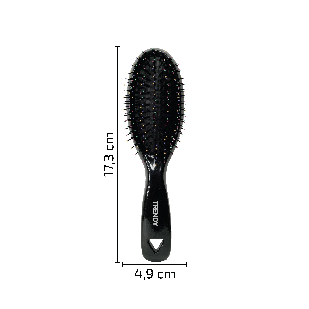 TRENDY Wetbrush Double Bristles Paddle Hairbrush