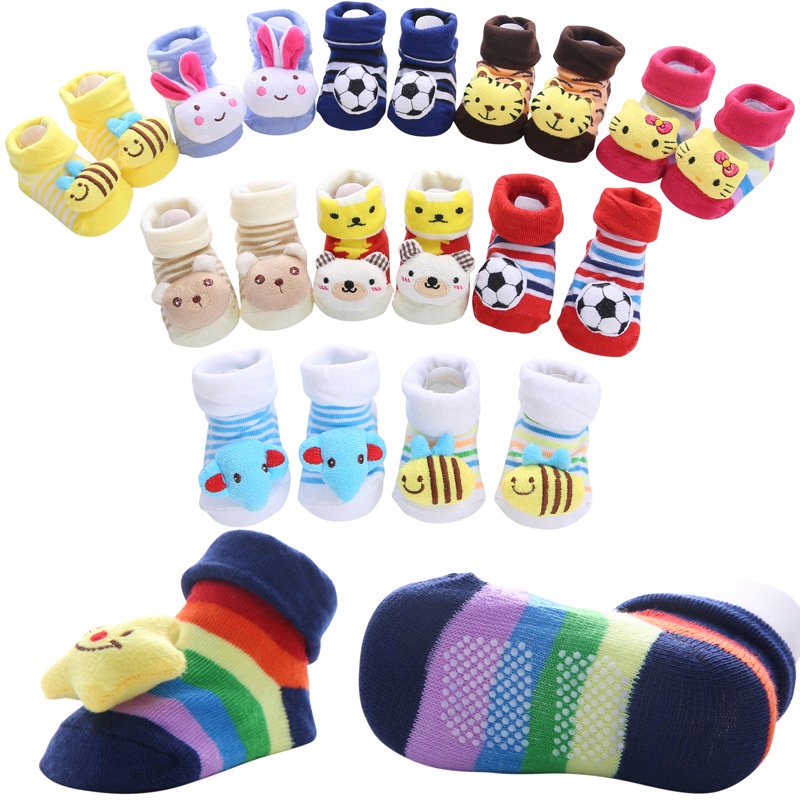 BEBELLE KAOS KAKI BONEKA BAYI 3D KAOS KAKI KARAKTER LUCU KAOS KAKI BAYI