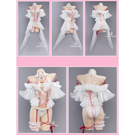 UWOWO Cosplay Yae Miko Bride Costume Exclusive UwowoxAilish: Genshin Impact Fanart Yae Miko Bride Ver. Cosplay Costum