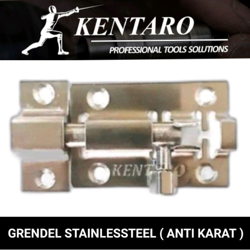 Grendel / selot pintu Stainlesteel anti karat Kentaro Japan quality