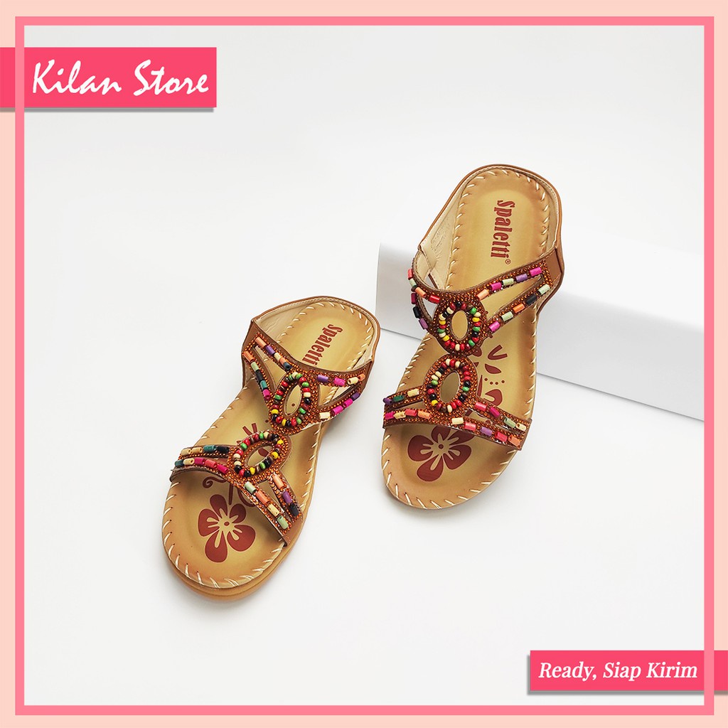 Sandal Slip On Wanita Humaira 326321 - Sandal Tali Wanita Super Authentic High Quality