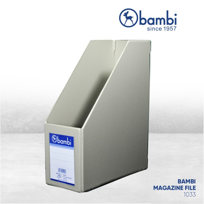 

Box File Bambi Magazine File 1033 Jumbo - 05 Grey