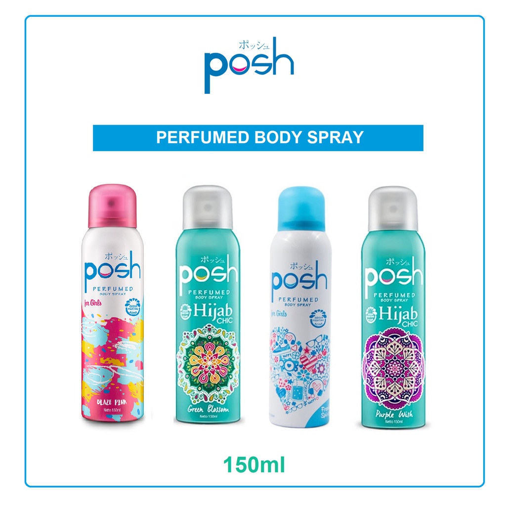 Jual Posh Perfumed Body Spray 150ml | Shopee Indonesia