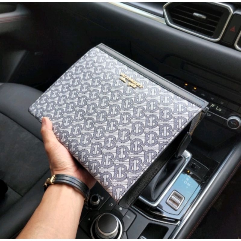 CLUTCH POUCH PRIA BB70172 BRANDED MIRROR