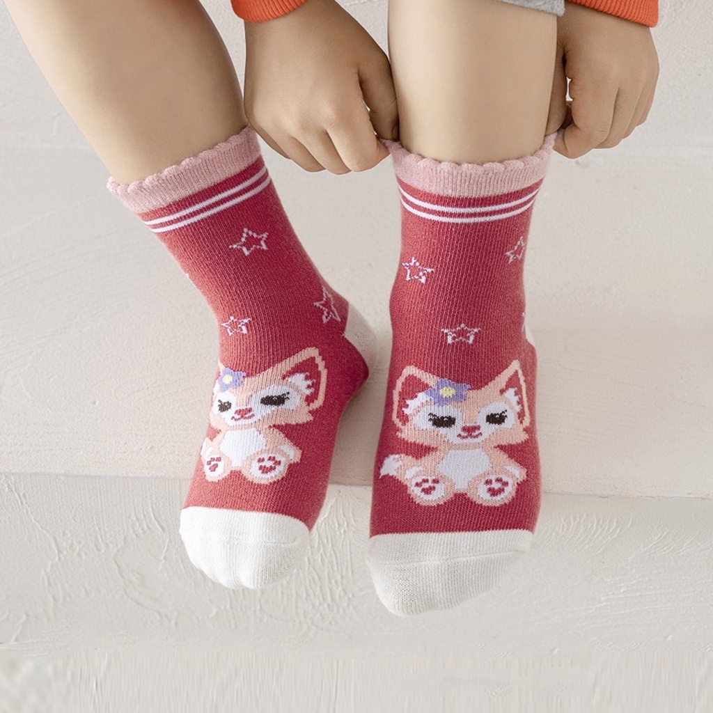 MurmerOfficial Kaos Kaki Anak Motif Linabell Kaus Kaki Bayi Lucu KK058