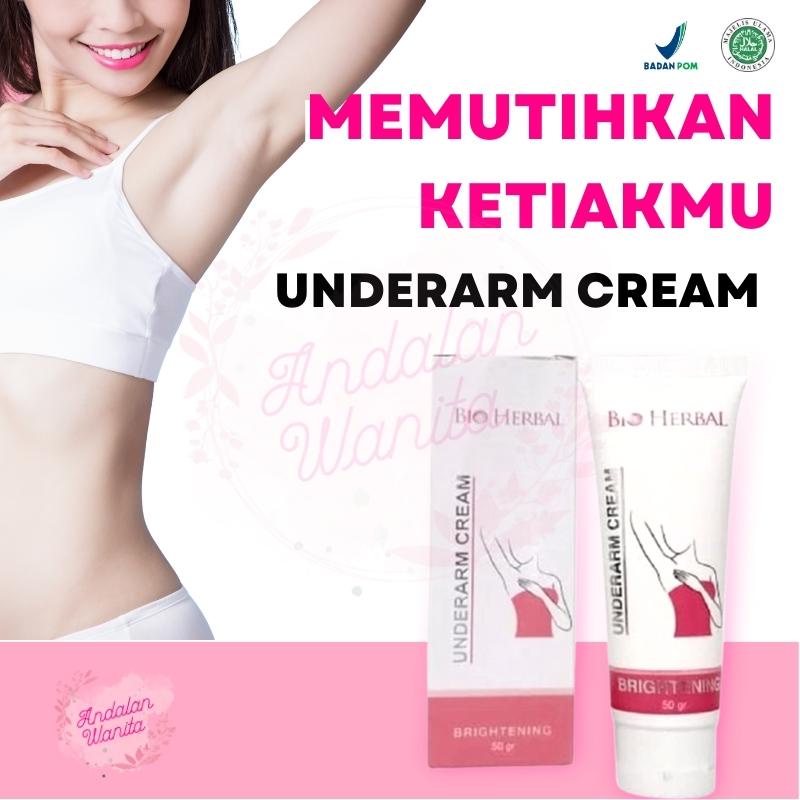 Cream Krim Lotion Obat Pemutih Pembersih Pencerah Perawatan Ketiak Selangkangan Lipatan Bokong Sikut Dengkul Lutut Ketek Mata Kaki Mencerahkan Penghilang Kulit Hitam Bio Herbal Underarm Permanen Whitening Brightening Axillary Armpit Cream BPOM