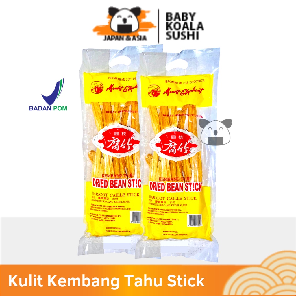 

KULIT TAHU STIK TAUKI KERING Fucuk 120 g │ Import