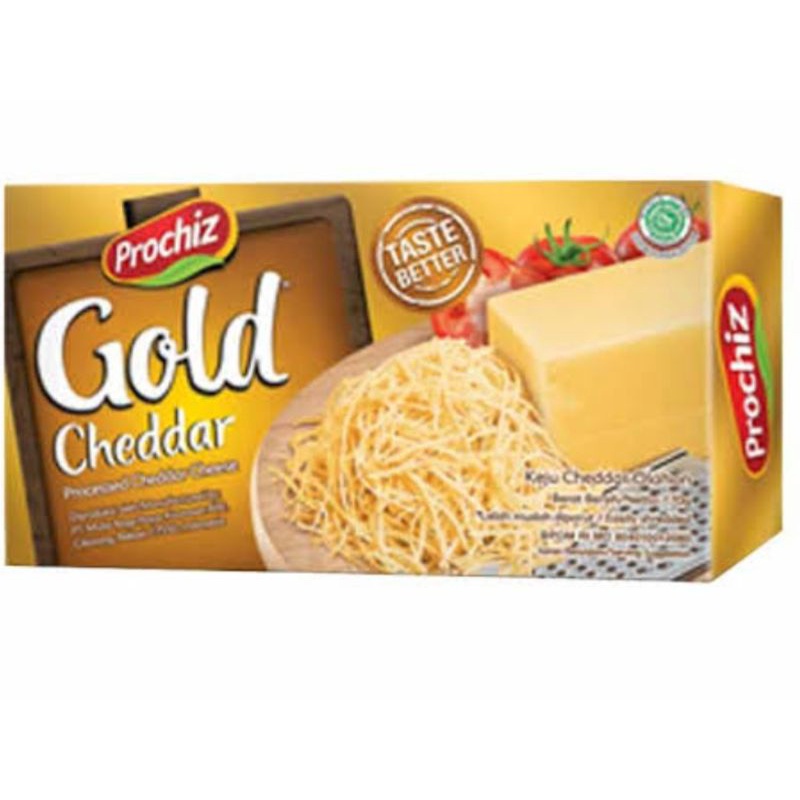 

Keju prochiz gold cheddar 160grm