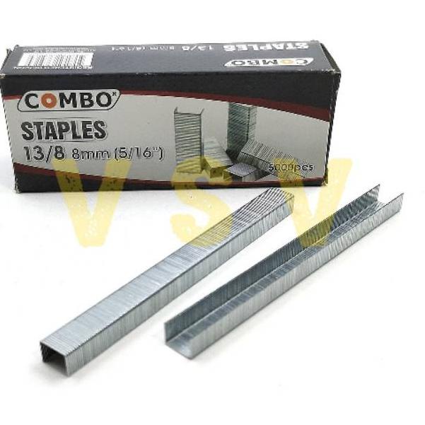 8.8  Combo Staples 13/8 8mm [5/16"] 5000pc / isi staples / stapler / gun tacker