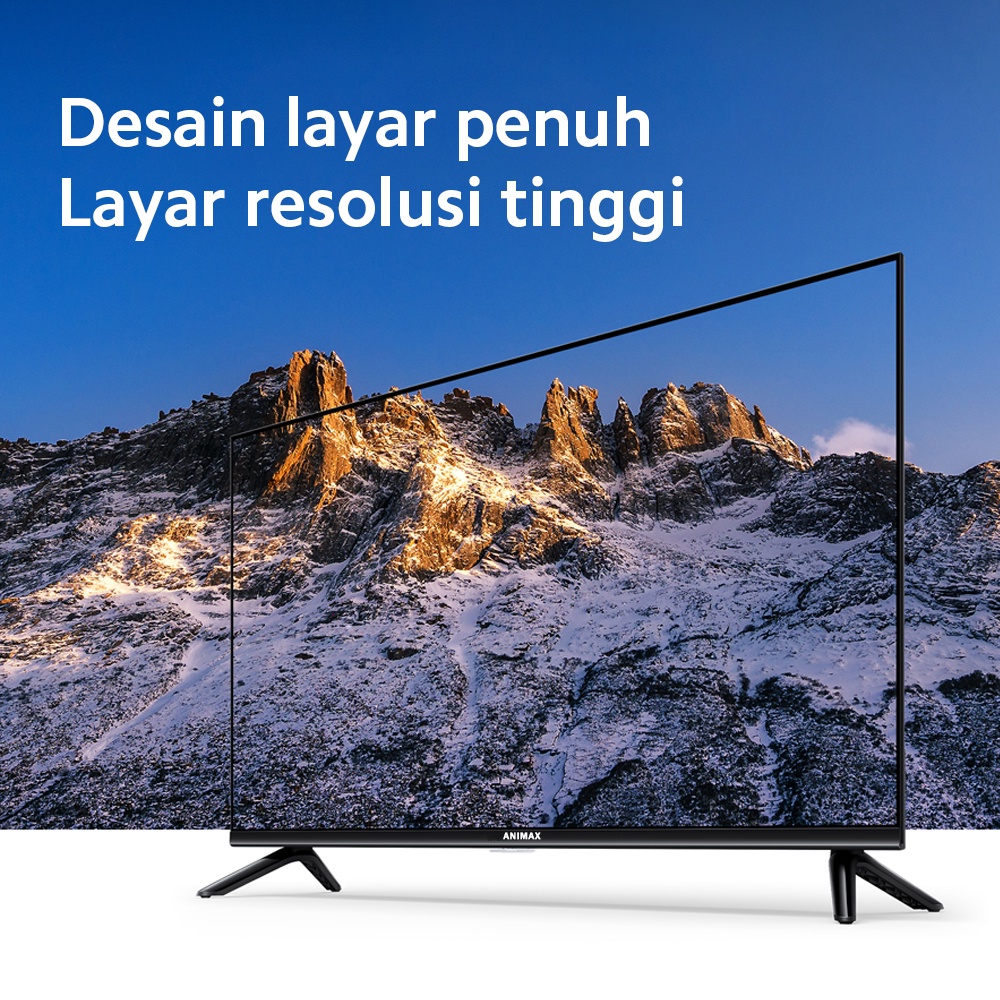 ANIMAX TV LED 43 inch smart tv Android 11.0 Garansi 1 tahun Jaminan Kualitas Merek (Waktu Terbatas)Diskon 20 %