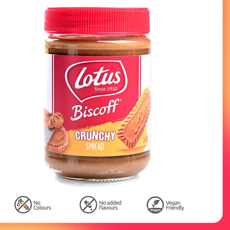 

Discount⭐Lotus Biscoff Crunchy Spread 380 g (Selai Karamel)