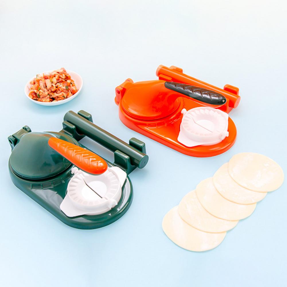 【COD】Peralatan Dapur Pembuatan Dumpling DIY Kit Wrapper Presser Manual Labor-Saving Ravioli Empanadas Dough SKin Molder Machine