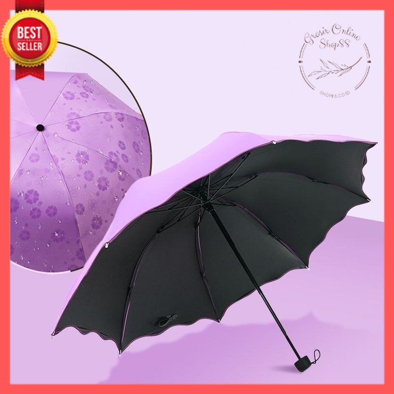 GOS -A403- Payung Lipat 3D Magic - Payung Motif Anti UV - Payung Lipat Kecil Motif 3D - Magic Umbrella