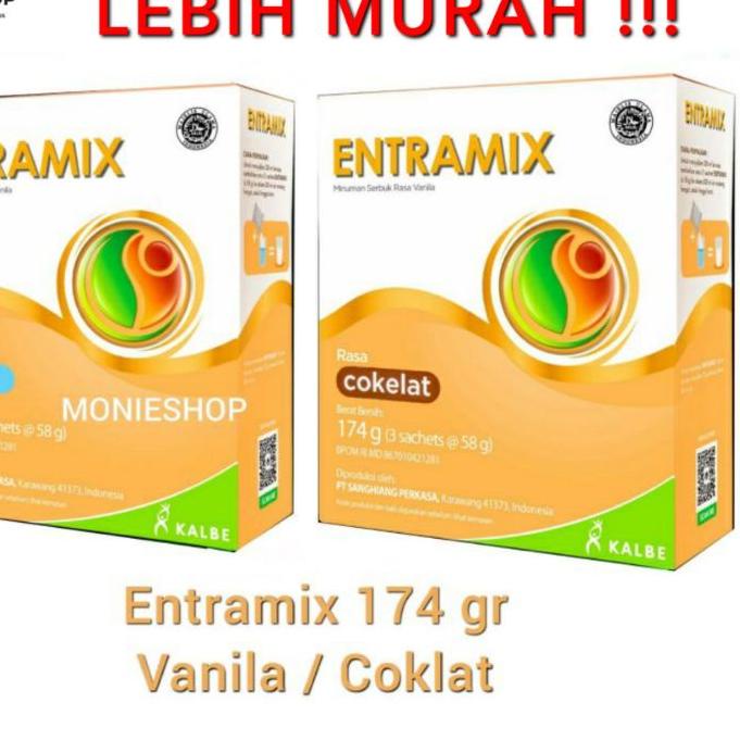 

Promo[KI3]-Susu Entramix Vanila coklat 174gr/ Susu Entramix
