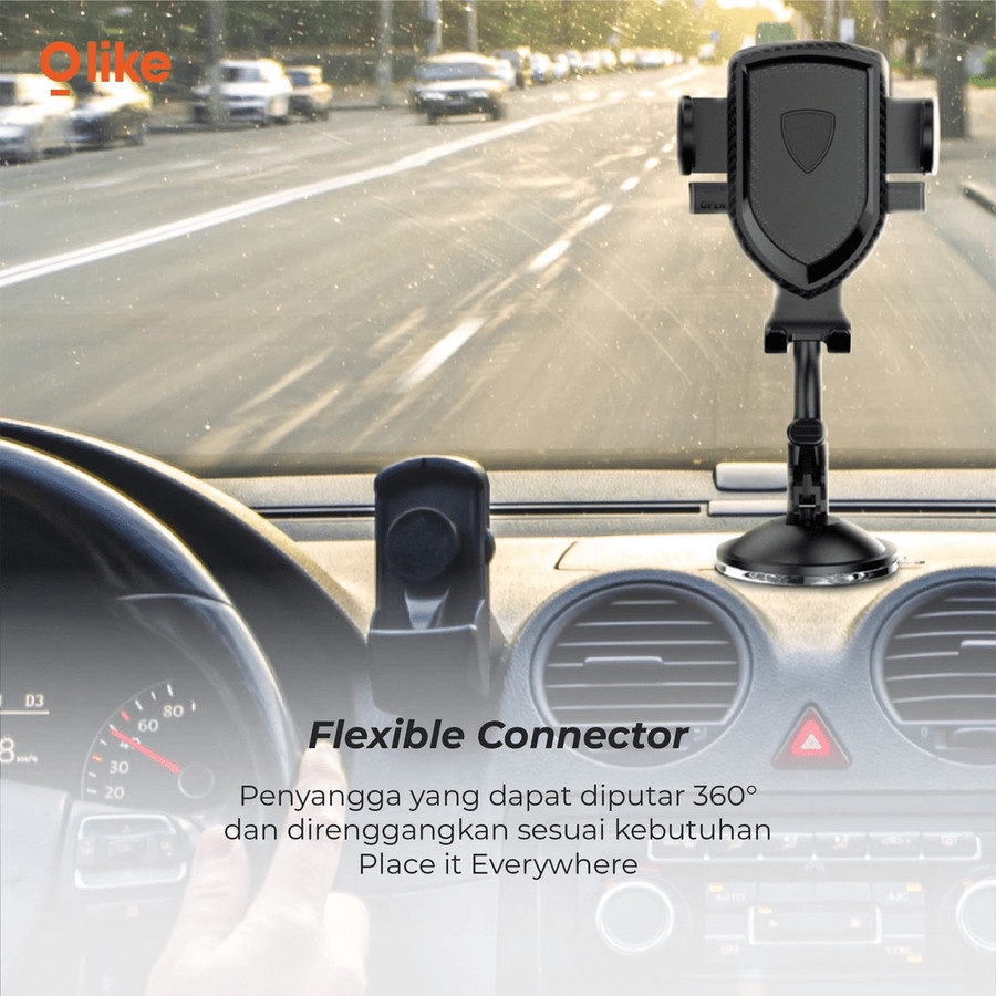 Olike Car Phone Holder HP mobil Universal Flexible Strong Grip HC3